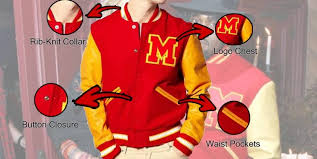 Thriller Red Wool Letterman Michael Jackson Varsity Jacket