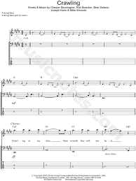 Linkin Park Crawling Bass Tab In C Minor Download Print Sku Mn0057958