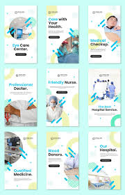 Medical Health Hospital Instagram Story Templates In 2020 Instagram Story Template Instagram Story Instagram Template