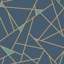 Toggle mute use shift and the arrow up and down keys to change the volume. Prismatic Wallpaper In Navy And Gold Design By York Wallcoverings Burke Decor