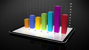 Digital Tablet With 3d Charts Stock Footage Video 100 Royalty Free 13812122 Shutterstock