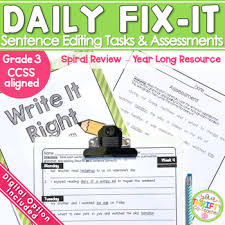 Language activities for creating interpersonal tolerance in the classroom. 3rd Grade Daily Oral Language Sentences Morning Work Daily Language Review