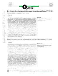 X /1 dan 2 : Pdf Developing A Three Tier Diagnostic Instrument On Chemical Equilibrium Tt Dice