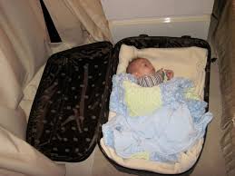 In A Pinch A Suitcase Works Beautifully As A Travel Bassinet For Little Ones Provided Baby Jogger City Select Stroller Baby Jogger City Select Travel Bassinet