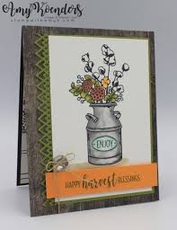 Stampin Up Country Home For The Happy Inkin Thursday Blog Hop Stamp With Amy K Cards Handmade Holiday Stamping Fall Cards