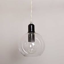 Brushed Bronze Clear Glass Pendant Light Kirklands