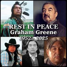 Actor Graham Greene best known for his roles in Dances with Wolves and  The Green Mile has passed away at the age of 73 after a battle with a  long illness RIP