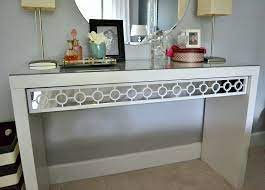 Malm Ikea Vanity Table Dressing Table Gets Makeover Image 13 Of 25 Ikea Malm Dressing Table Ikea Vanity Table Furniture Makeover Diy