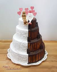 Hochzeit Braun Weiss Milchschokolade Torte Hochzeit Hochzeitstorte Hochzeit