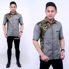 Baju batik pria kemeja batik modern eksklusif harga murah elevenia. Jual Kemeja Kombinasi Pria Terbaru Lazada Co Id