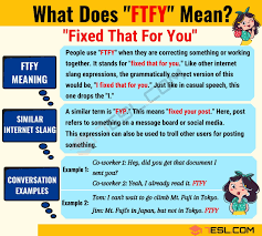 Ftfy Meaning What Does Ftfy Mean Useful Text Conversations Text Conversations Learn English Conversational English