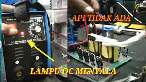 Kali ini saya mendapatkan servisan mesin las inverter. Mesin Las Lakoni Lampu Oc Nyala Mesinjang