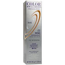 Dark Natural Brown Ion Color Brilliance Demi Permanent Creme Hair Color Demi Semi Permanent Hair Color Ion Color Brilliance Demi Permanent Hair Color