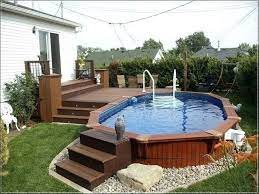 48 The Best Ground Pool Ideas You Never Seen Before Sweetyhomee Best Above Ground Pool Above Ground Pool Decks Pool Deck Plans