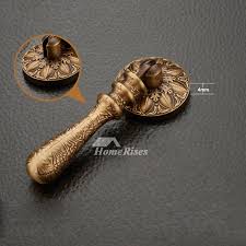 They are strong, and their design is modern and simple. Antique Drawer Pulls 3 Inch Carved Brass Rose Gold Closet Kitchen