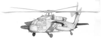 Now that your helicopter drawing is complete, let's color it in military or civilian style. Black Hawk Helicopter Sketch By Michael Fidler Artwanted Com