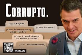 Antonio SH on X: "El de Pedro Sánchez es El Gobierno Más Corrupto de Nuestra Historia, y hay que atreverse a decirlo, porque no hay ninguna duda de ello https://t.co/JyEv5lD5rx" / X