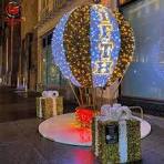 Customized Outdoor 3D Large Festival Illuminated Hot Air ...