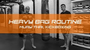 kickboxing heavy bag circuit