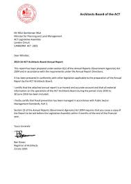 Act Architects Board Annual Report 2015 16