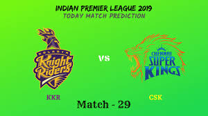 The pitch at the chepauk turned out to be a sluggish one and knights' batsmen couldn't get going and slumped to 44/5 in the ninth over. Kkr Vs Csk 29th T20 Today Match Prediction Kolkata Vs Chennai Ipl 2019