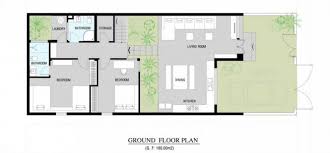 A Fresh Home With Open Living Area Internal Courtyard Mặt Bằng Tầng Nha Kiến Truc Sư The Plan