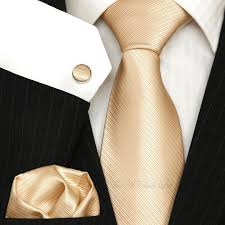 Champagne Gold Wedding Tie Sets For Matching Men S Cufflinks And Weddings Bands Visit Www Leibish Co Champagne Gold Wedding Wedding Ties Black Gold Wedding