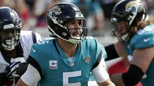 Jaguars quarterback blake bortles (5) calls out instructions behind the line of scrimmage during the second half of an. Jaguars Release Former Ucf Quarterback Blake Bortles