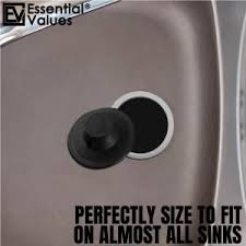 black plastic sink drain stopper