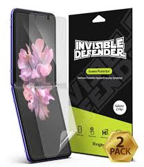 Galaxy Z Flip Screen Protector Ringke Invisible Defender