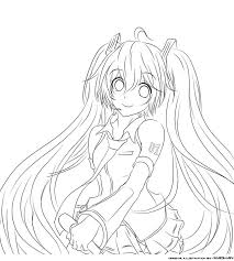 Imagem Relacionada Hatsune Miku Colorir Chibi