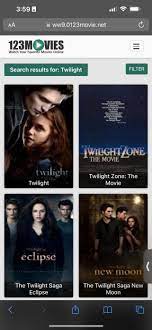 If you don't want to rent twilight and if you don't have the movies  already. You can go on this website to Watch!! I usually do this if I can't  find movies