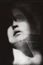 Black And White Fine Art Portrait Photography Split 10x15 Free Shipping Broken Scratched Plastic By Caryndrexl 78 00 Surreal Portrait Surreal Photos Caryn Drexl