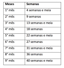 O ideal é que o bebê nasça depois da semana 38, mas se nascer antes tem grandes chances de sobreviver. Contando A Gravidez Semanas X Meses Gestacao Semanas Da Gestacao Meses De Gravidez