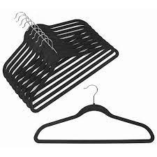 Non slip flocked velvet hangers luxury clothes space saving coat trouser hanging. Pin On Hangers
