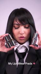 MY LIPS WEAR PRADA 🫦 Introducing the new @pradabeauty Hyper Matte  Monochrome Lip Colors lipsticks Product benefits: