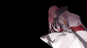 Only 1 left in stock order soon. Darling In The Franxx Zero Two On Side With Black Background Hd Anime Wallpapers Hd Wallpapers Id 42413