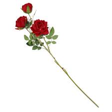 Segnalare specifiche richieste nelle note d'ordine. 50 Fiori Artificiali Seta Tris Mazzo Di Rose Rosse Finte Decorazion