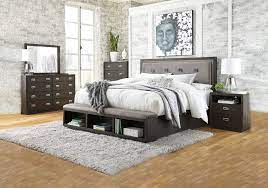 Shop diamond sleigh bed bedroom set free shipping today. Hyndell Dark Brown Queen Upholstered Storage Bedroom Set Louisville Overstock Warehouse