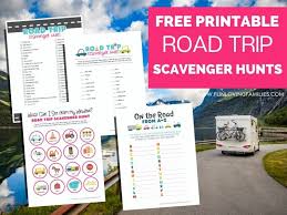 This is a free printable game! Road Trip Scavenger Hunt Free Printable Lists For Kids Fun Loving Families
