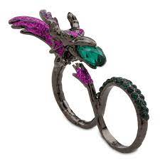 Maleficent Dragon Double Ring Star Wars Jewelry Princess Jewelry Disney Jewelry