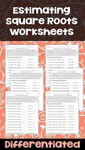Do Your Students Struggle When Estimating And Approximating Square Roots Your Teaching Will Get Eas Estimating Square Roots Square Roots Differentiation Math