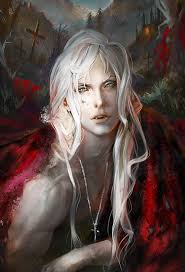 Artstation The Dhampir Vintage Blonde Vampire Art Fantasy Art Men Male Vampire