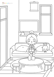 This compilation of over 200 free, printable, summer coloring pages will keep your kids happy and out of trouble during the heat of summer. Toca Boca Coloring Pages New Pictures Free Printable