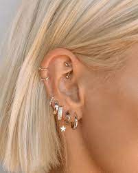 Pinterest Sofia Opazo Earings Piercings Ear Jewelry Cool Ear Piercings