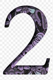 Vintage Purple Number 2 Png Typography Free Image By Rawpixel Com Baifern Typography Bold Fonts Free Png