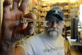 Arthur Hatfield enjoys making banjos, honing craft