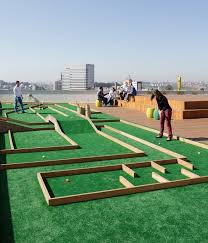 The Designers For Wal Mart S Office In Brazil Put A Mini Golf Course On The Roof Mini Golf Golf Courses