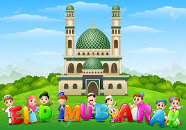 Eid is the biggest festival for muslims. Happy Cartoon Kids Celebrate Eid Mubarak Stock Photo Picture And Royalty Free Image Image 80389434