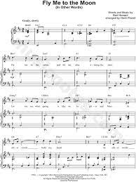 Frank Sinatra Fly Me To The Moon Sheet Music In B Minor Transposable Download Print Sheet Music Moon Sheets Frank Sinatra